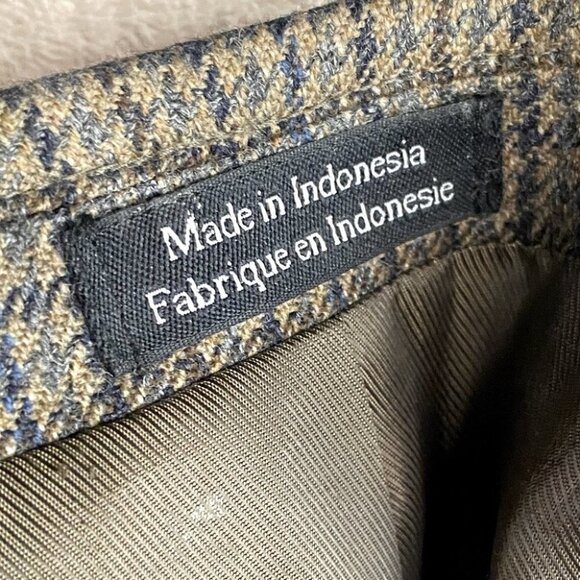 Alfred Sung Moores Luxury Wool Blazer Suit Jacket 46L - Picture 6 of 11